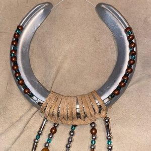 Beaded Horseshoe Wind-chime. Handmade NEW